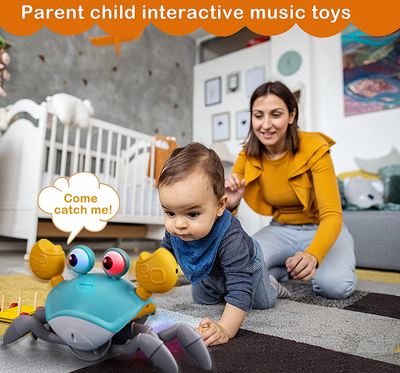 Crawling Crab Moving Toy